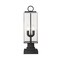 Z-Lite Sana 2 Light Outdoor Pier Mounted Fixture, Black And Seedy 592PHMS-SQPM-BK - alternate 4